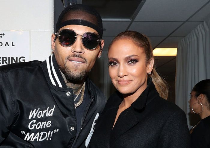 Chris Brown and Jennifer Lopez