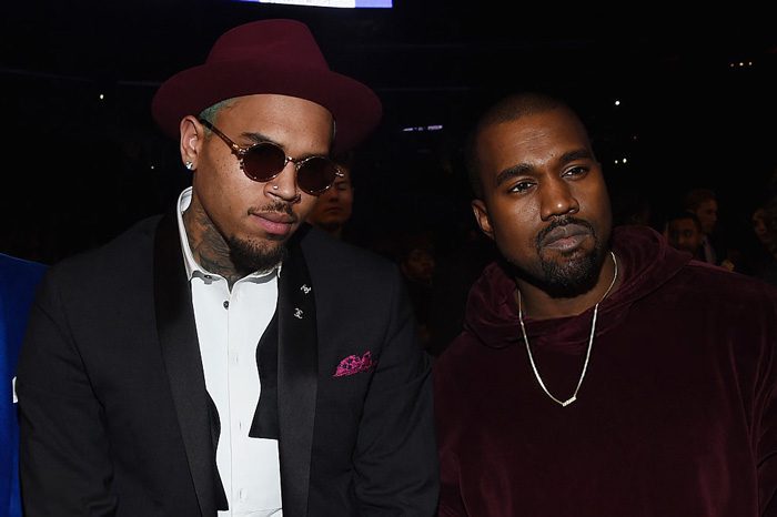 Chris Brown and Kanye West