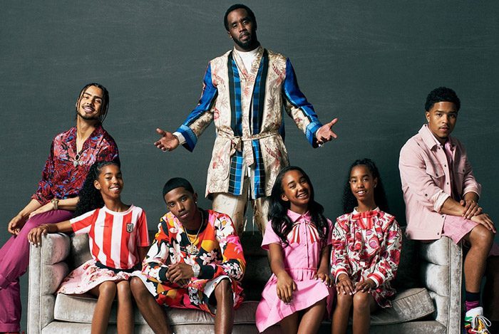 Diddy and family