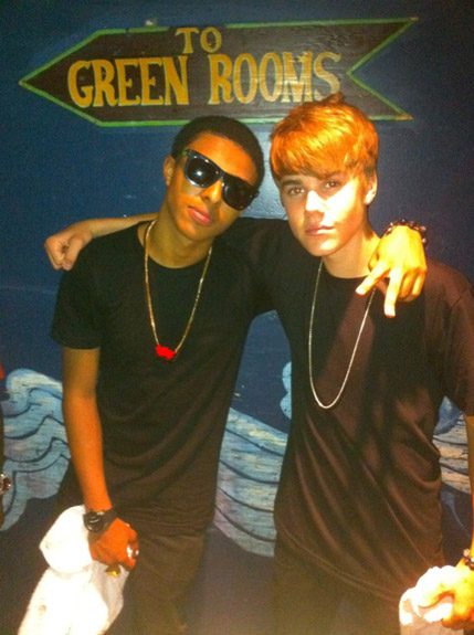 Diggy Simmons and Justin Bieber