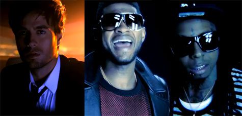 Enrique Iglesias, Usher, and Lil Wayne