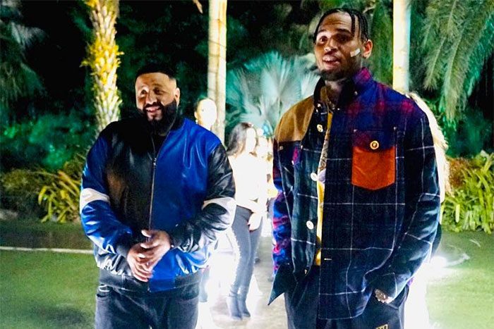 DJ Khaled and Chris Brown