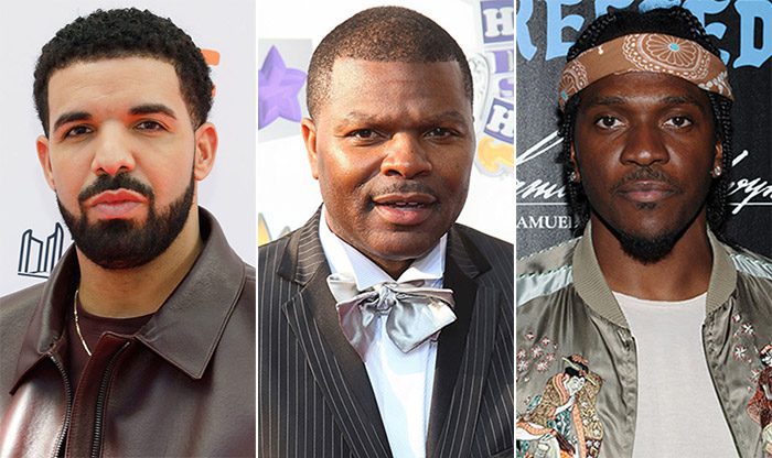 Drake, J Prince, and Pusha-T