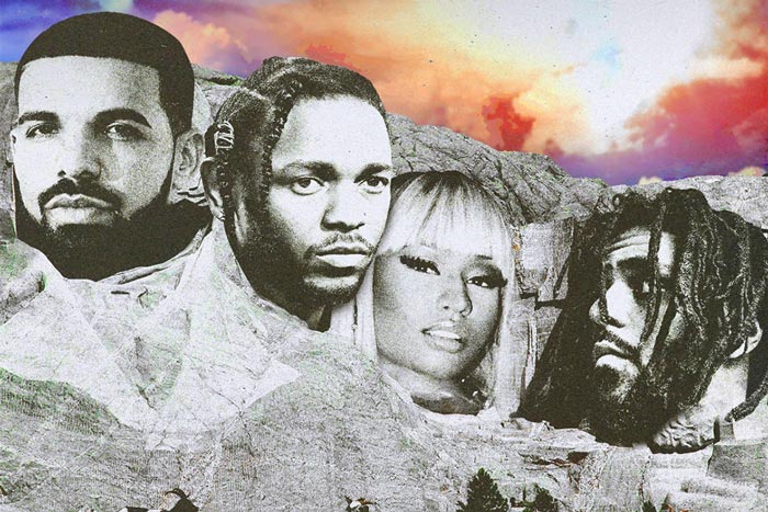 Drake, Kendrick Lamar, Nicki Minaj, and J. Cole