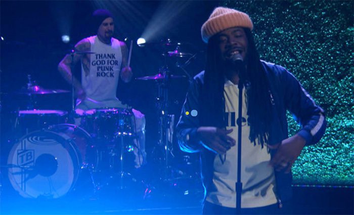 Travis Barker and D.R.A.M.