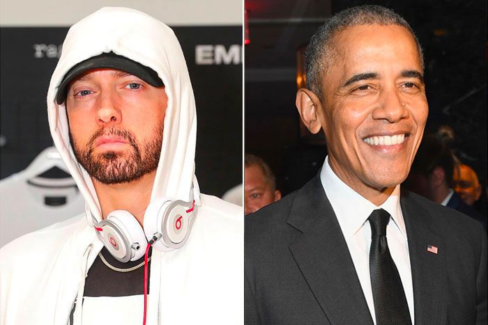 Eminem and Barack Obama