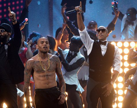 Swizz Beatz, Chris Brown, and Ludacris