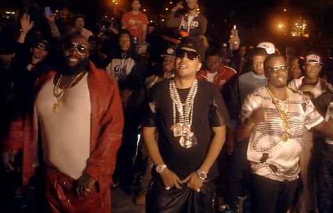 Rick Ross, French Montana, and Diddy
