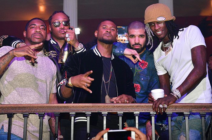Future, Usher, Drake, and Young Thug