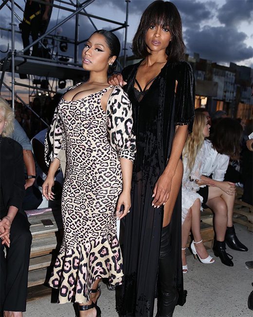 Nicki Minaj, Kanye West, & Ciara Attend Givenchy Show at New York Fashion  Week