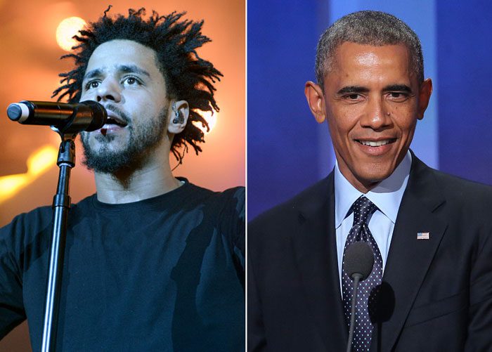 J. Cole and President Obama