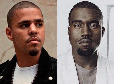 J. Cole and Kanye West