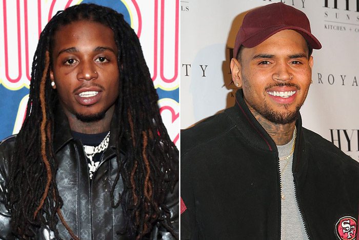 Jacquees and Chris Brown