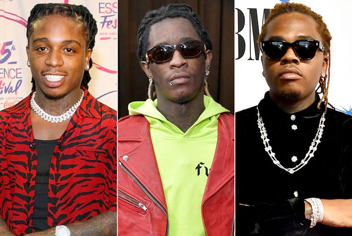 Jacquees, Young Thug, and Gunna
