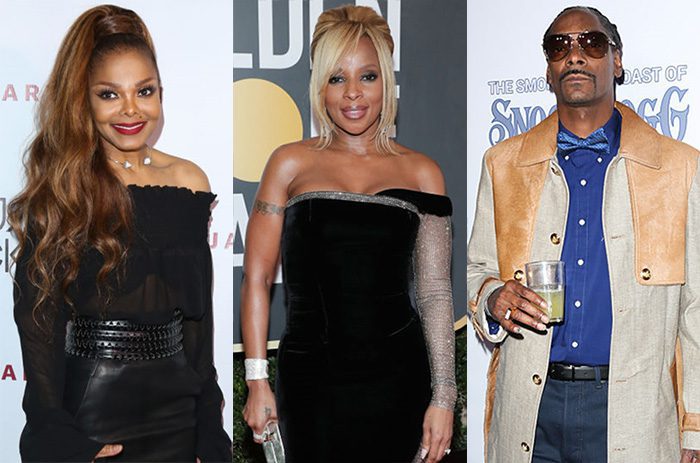 Janet Jackson, Mary J. Blige, and Snoop Dogg