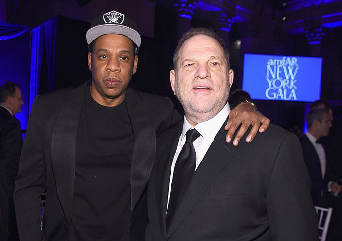 Jay Z and Harvey Weinstein