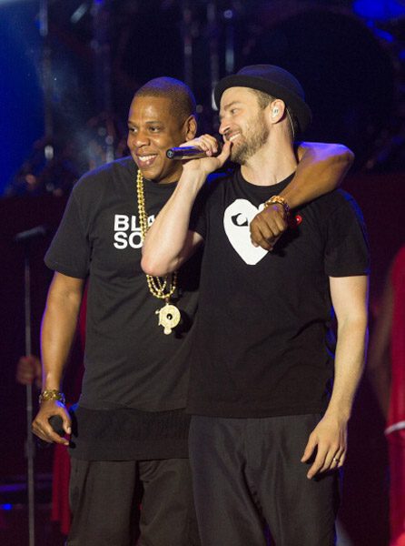 Jay-Z and Justin Timberlake