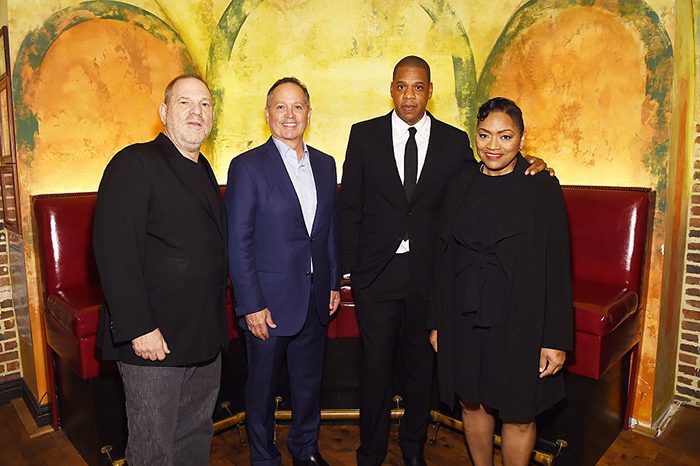 Harvey Weinstein, Kevin Kay, Jay Z, and Venida Browder