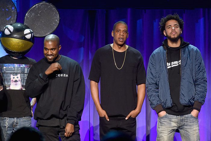 Kanye West, Jay Z, and J. Cole