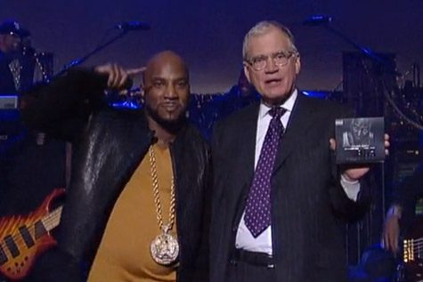 Young Jeezy and David Letterman