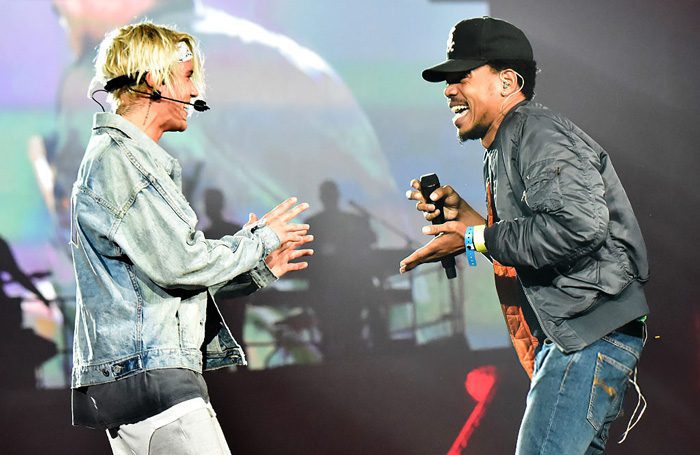 Justin Bieber and Chance the Rapper
