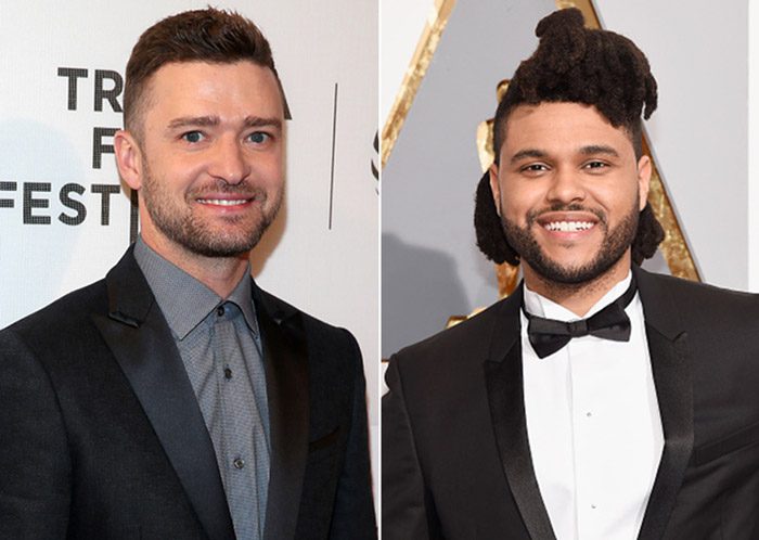 Justin Timberlake and The Weeknd