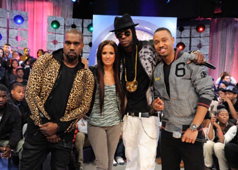 Kanye West, Rocsi Diaz, 2 Chainz, and Terrence J