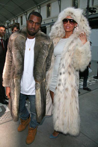 Kanye West & Amber Rose: More Fur & Fanny Packs in France