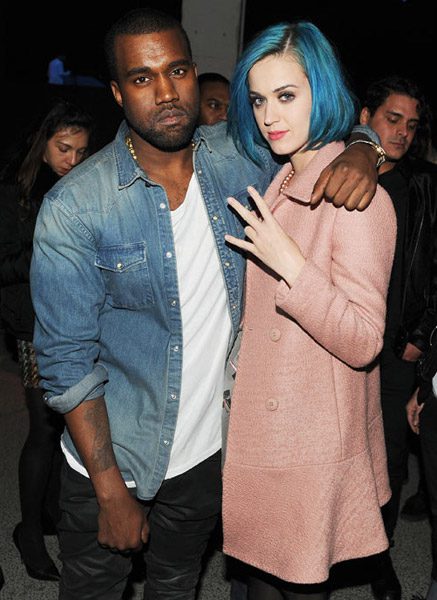 Kanye West and Katy Perry
