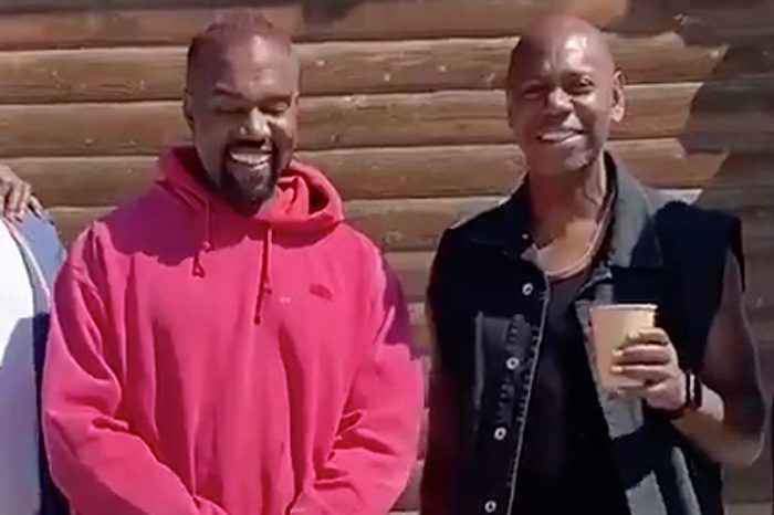 Kanye West and Dave Chappelle