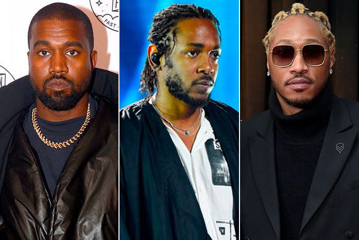 Kanye West, Kendrick Lamar, and Future