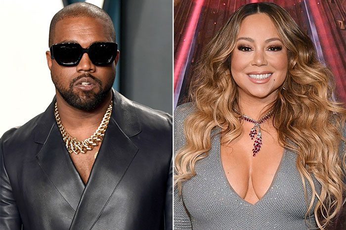 Kanye West and Mariah Carey