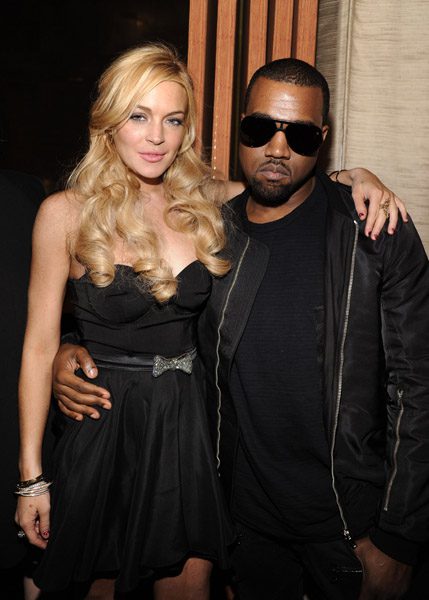 Lindsay Lohan and Kanye West