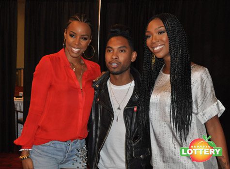 Kelly Rowland, Miguel, and Brandy