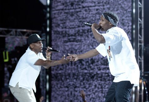 Kendrick Lamar and A$AP Rocky