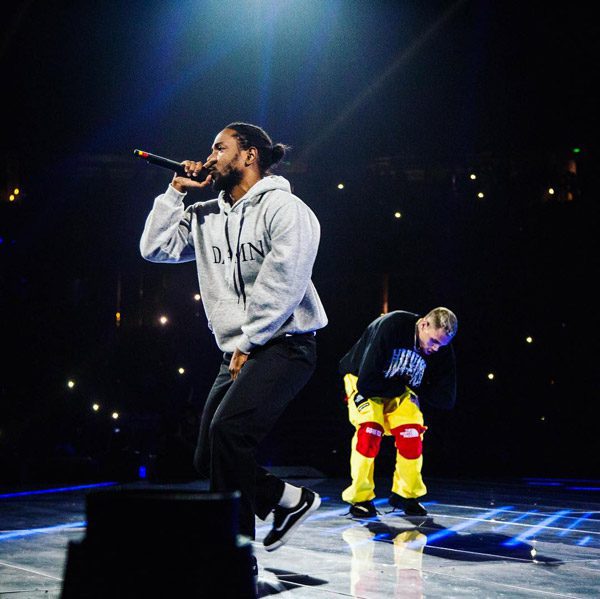 Kendrick Lamar and Chris Brown