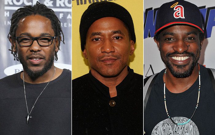 Kendrick Lamar, Q-Tip, and André 3000
