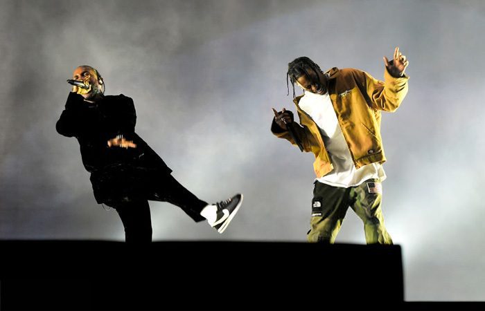 Kendrick Lamar and Travis Scott
