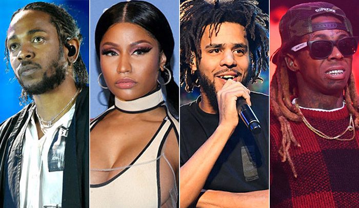 Kendrick Lamar, Nicki Minaj, J. Cole, and Lil Wayne