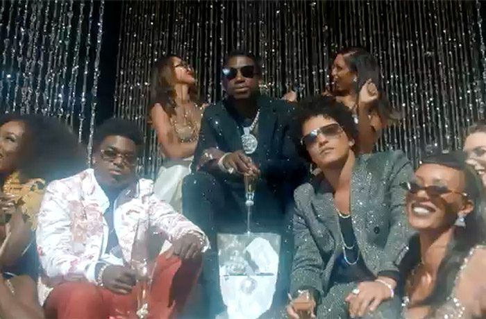 Kodak Black, Gucci Mane, and Bruno Mars