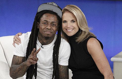 Lil Wayne and Katie Couric