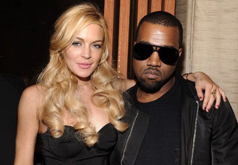 Lindsay Lohan and Kanye West