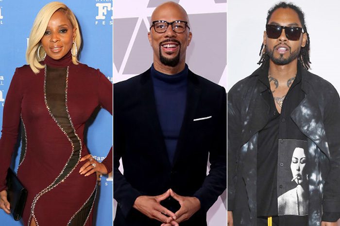 Mary J. Blige, Common, and Miguel