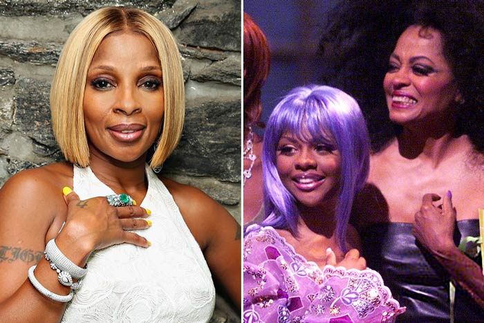 Mary J. Blige, Lil' Kim, and Diana Ross