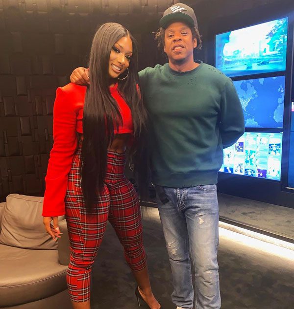 Megan Thee Stallion and JAY-Z