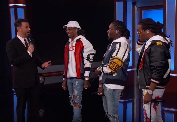Jimmy Kimmel and Migos