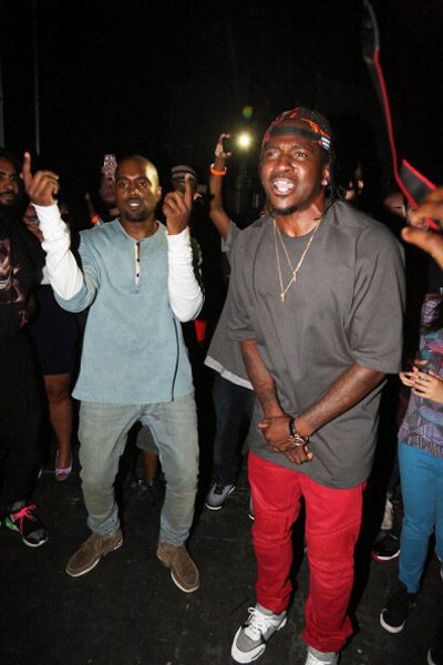 Kanye West and Pusha T
