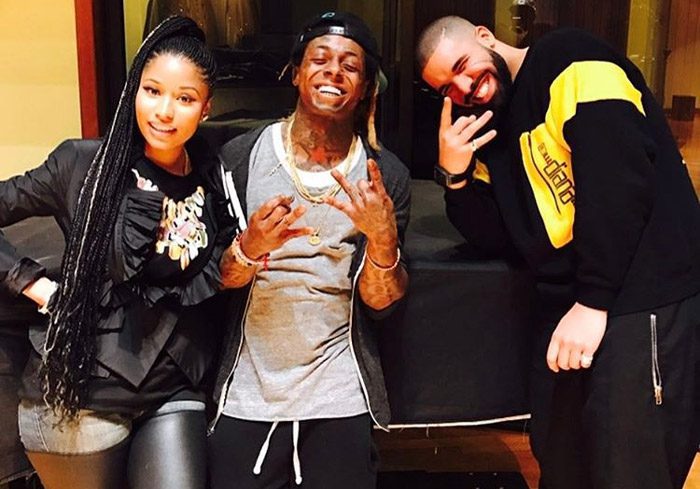 Nicki Minaj, Lil Wayne, and Drake