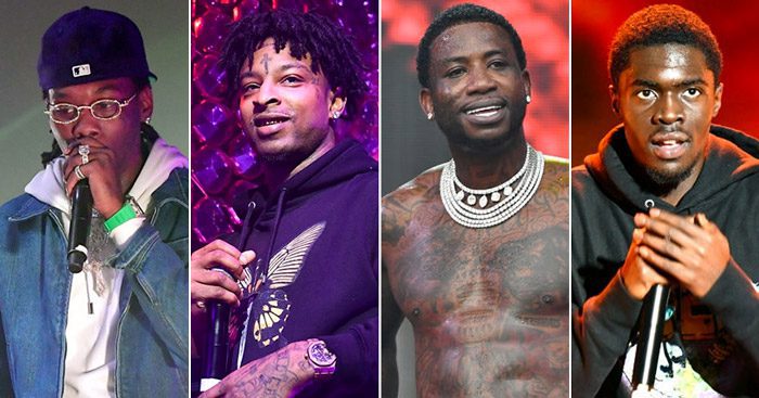 Offset, 21 Savage, Gucci Mane, and Sheck Wes