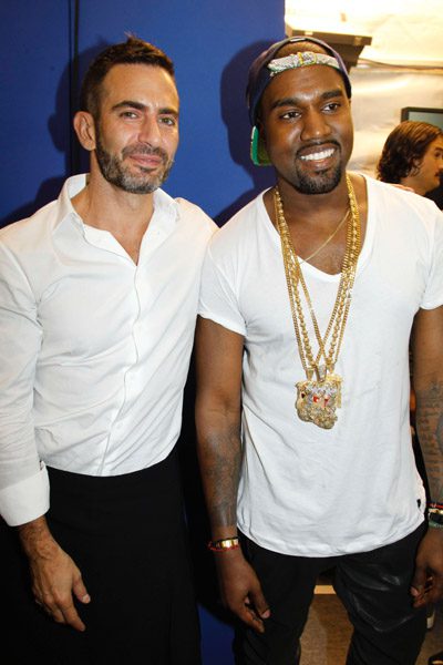 Marc Jacobs and Kanye West